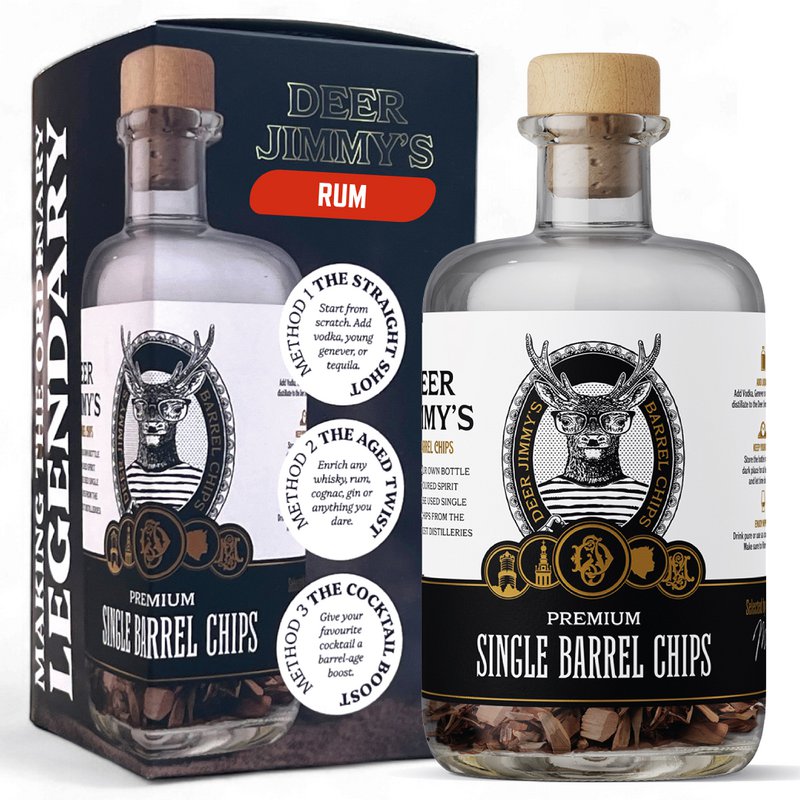Deer Jimmy's® - Jamaican Rum Barrel Chips