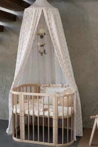 Muslin canopy "Boho Flowers"