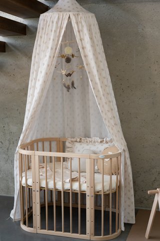 Muslin canopy "Boho Flowers"