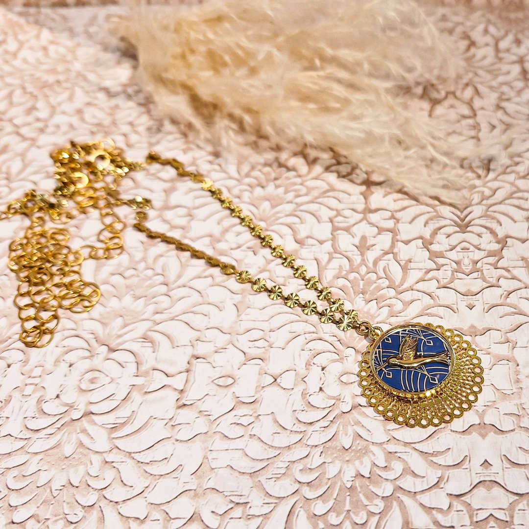 Collar de pájaros paraíso para paraíso
