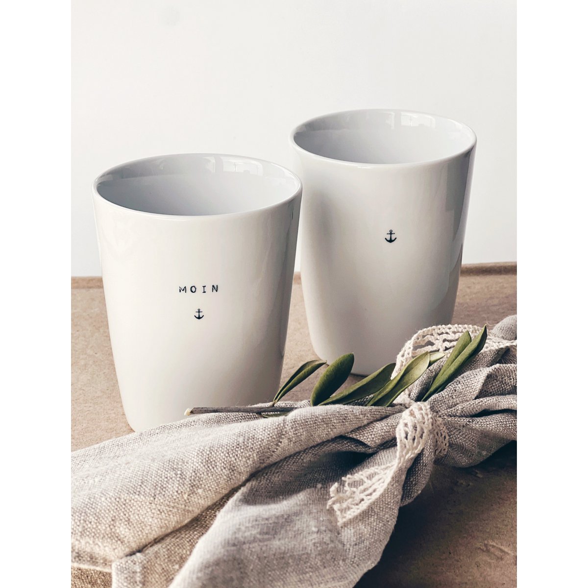 Becher Tasse Anker
