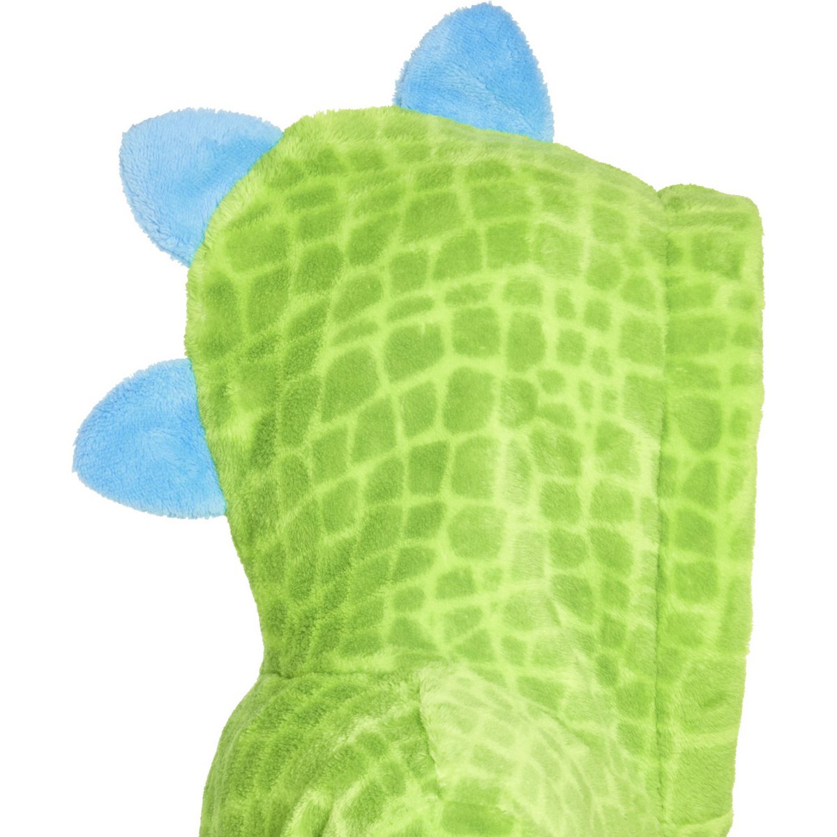 Fleece Bademantel Dino - grün