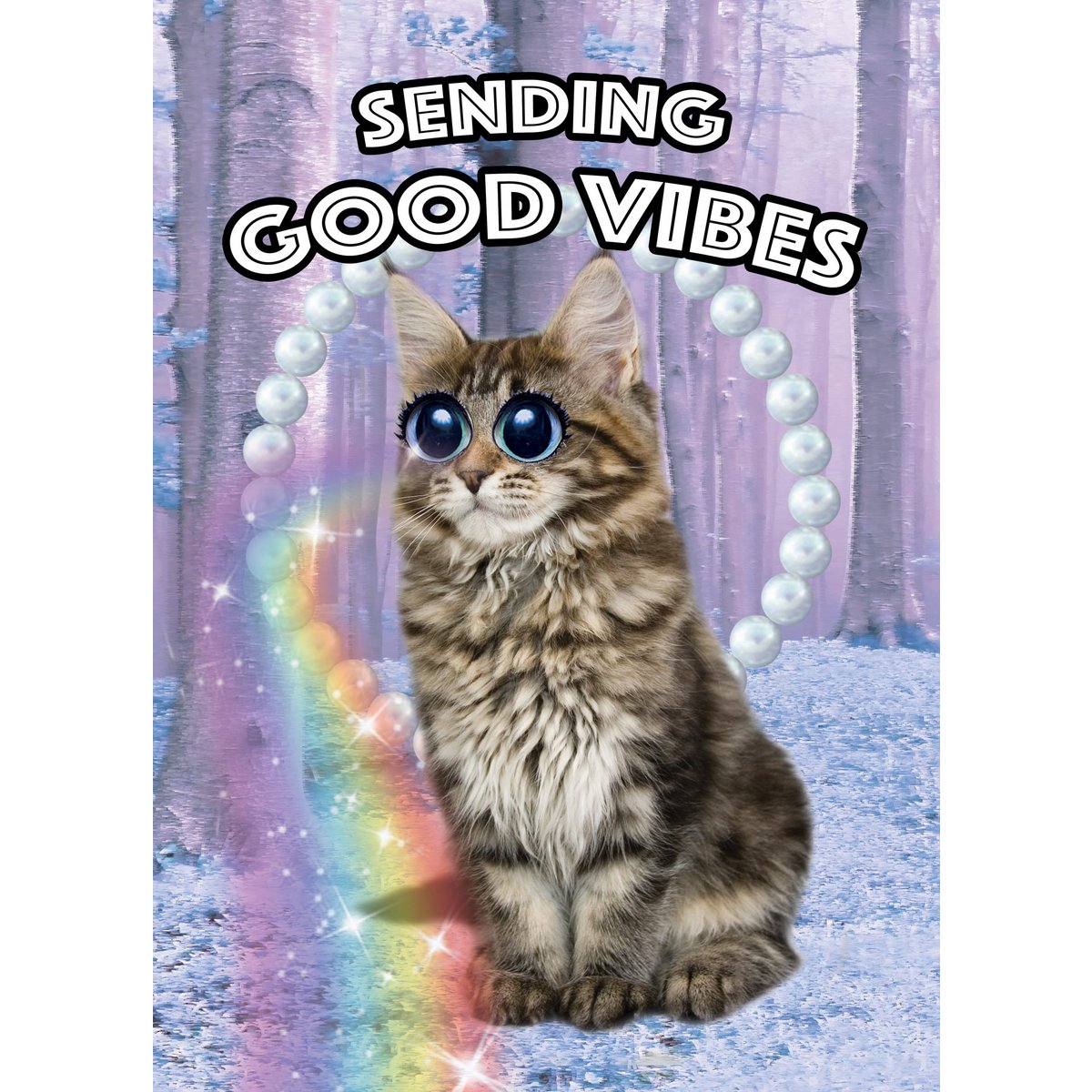 Kaart Sending Good Vibes 10 st.