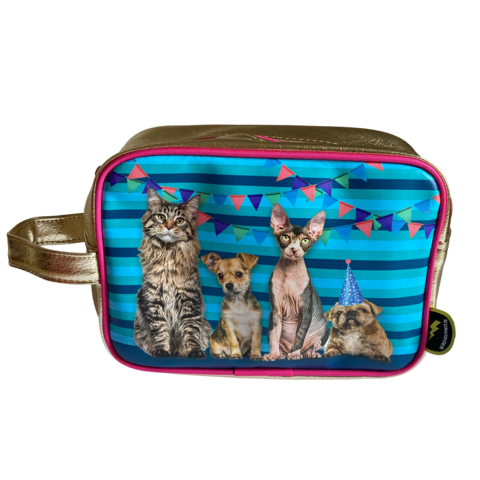 Kulturbeutel Party für Hunde und Katzen