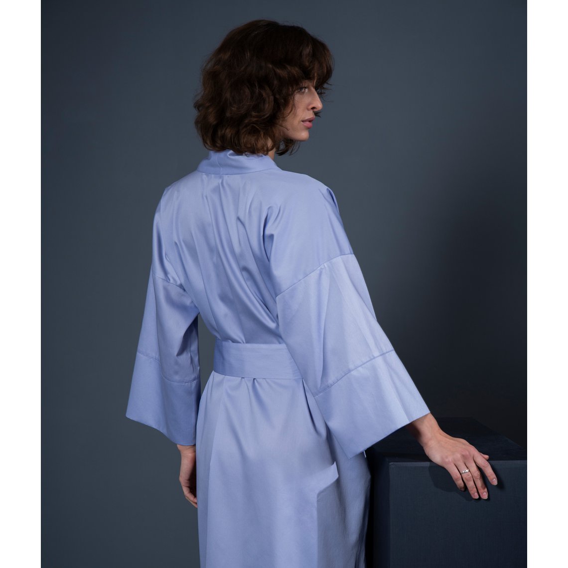 Bademantel Kimono Solid Very Peri