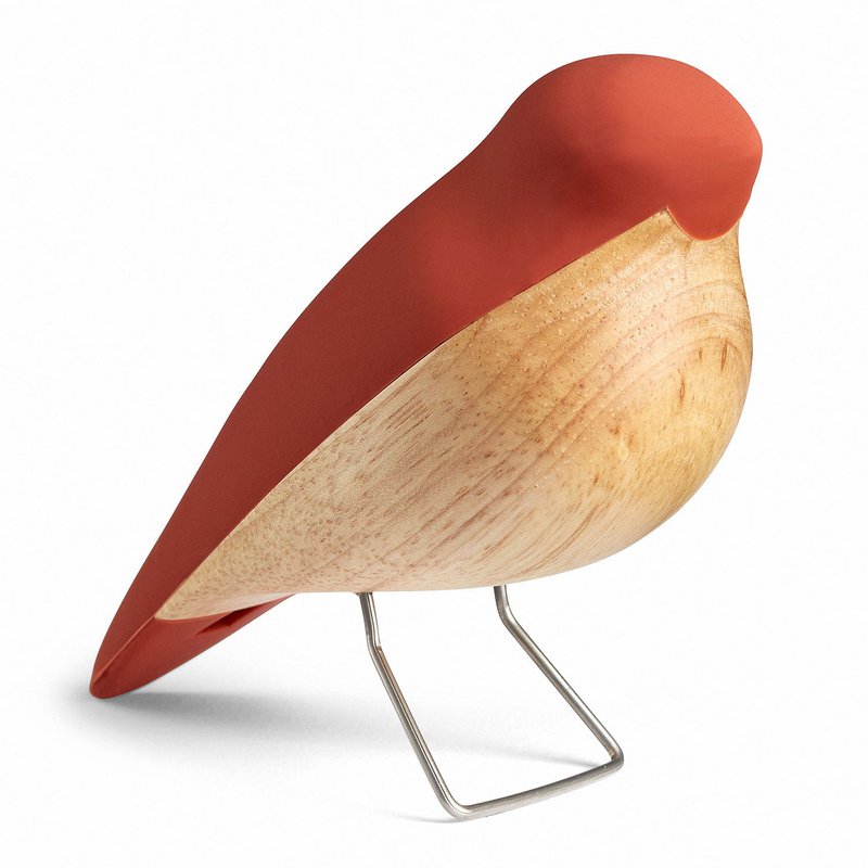 The Nightingale - Wooden Bird Animal Figure - Danish Design