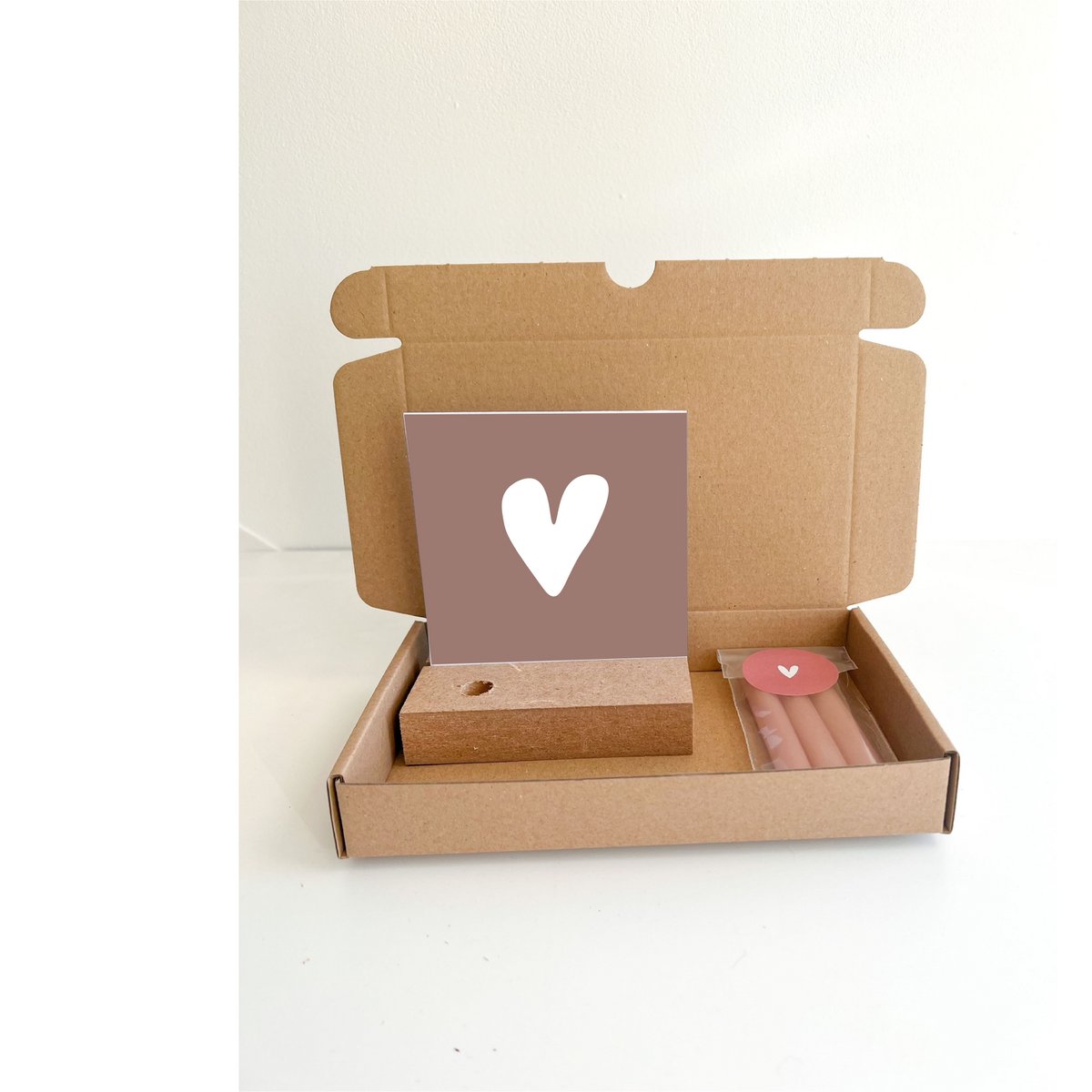 Caja regalo talla M - Rosa viejo