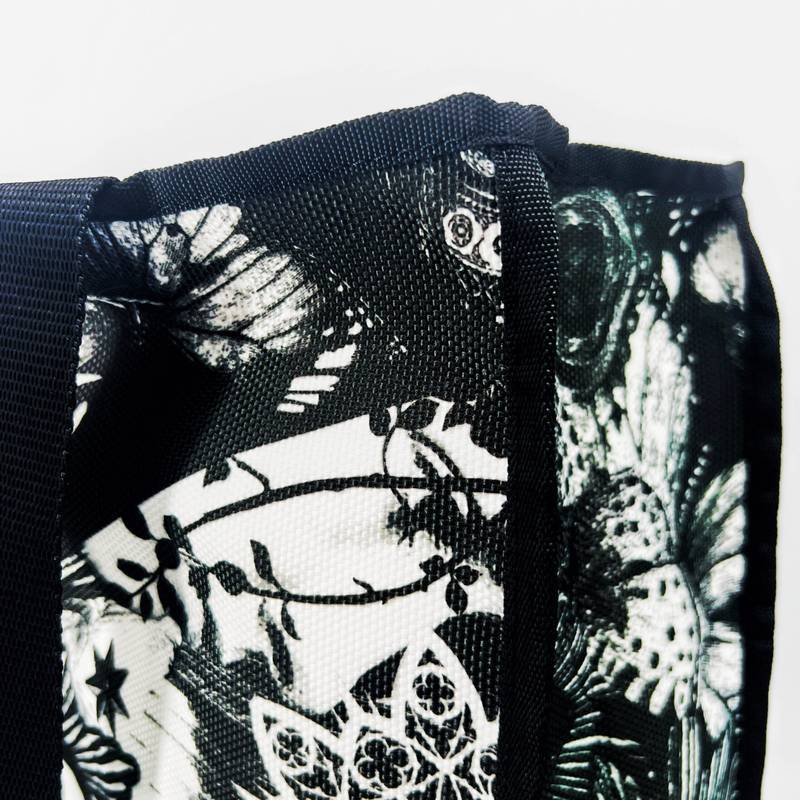 GROTE ZWARTE TOTE BAG VAN DE VLINDER