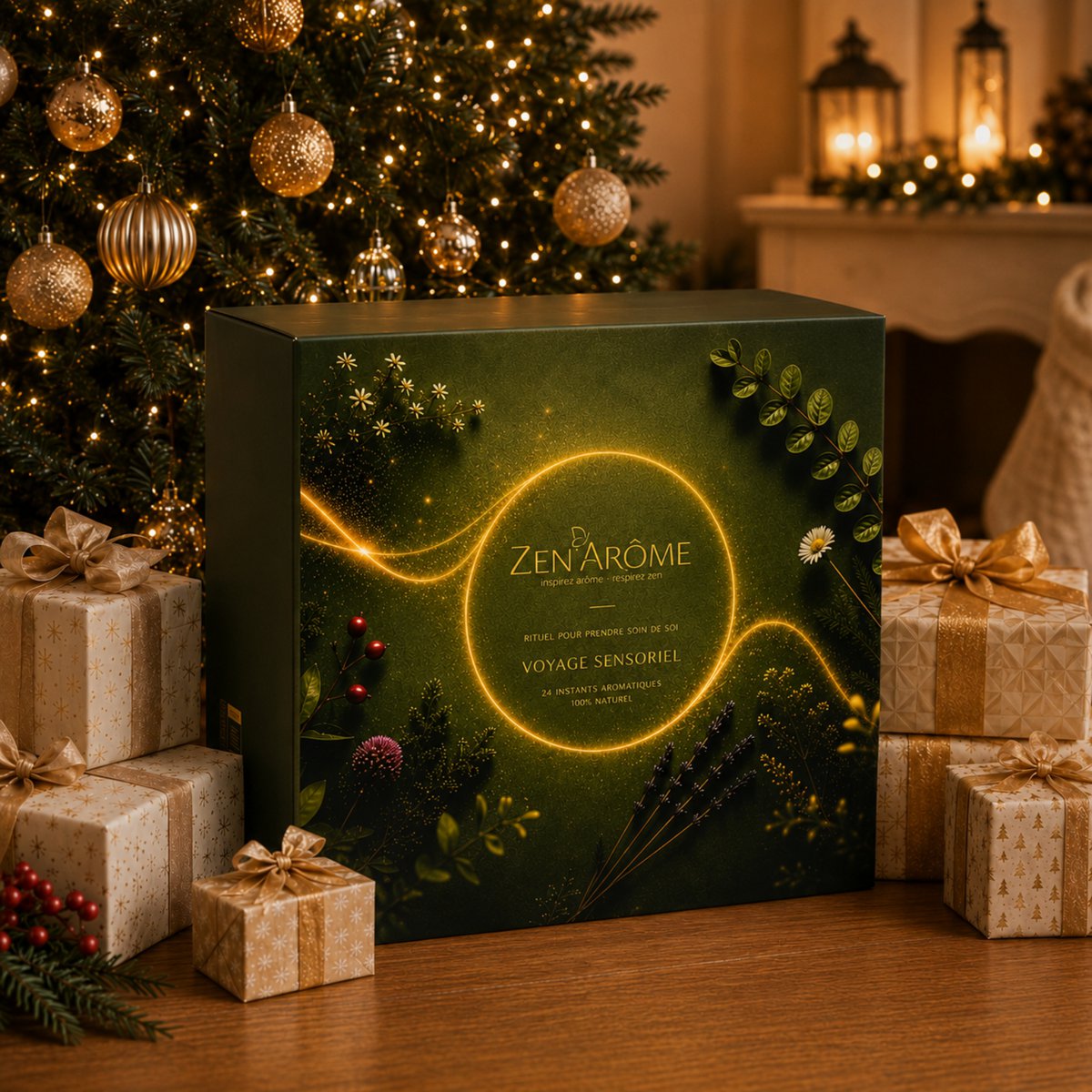 Aromatherapie-Adventskalender – 24 Tage Wohlbefinden: Diffusoren, reine ätherische Öle, Synergien und Zubehör – Premium-Geschenkbox