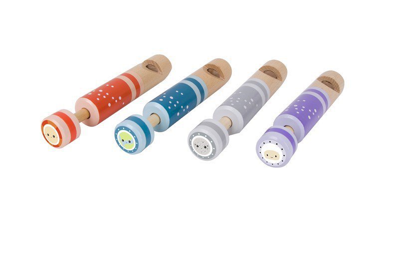 Whistle - Assortment 4 col. in display - 12 pcs - 3x17x3cm
