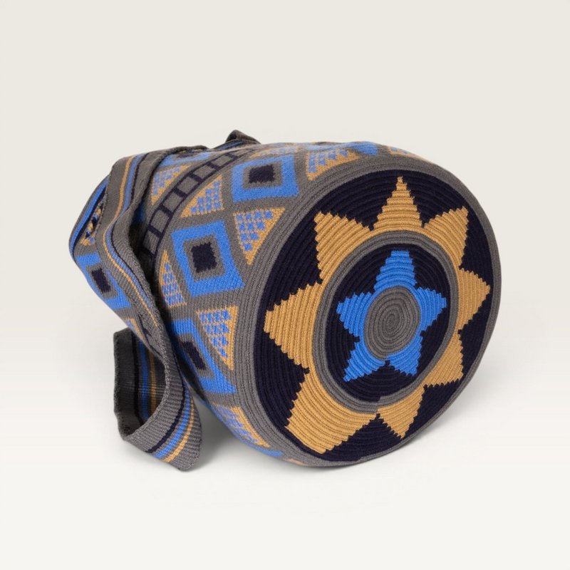 Geometric crossbody L | Lapis