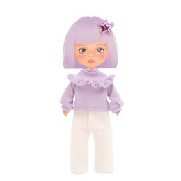 Soft toy, Sweet Sister - Clothing set: Purple Sweater (35cm)