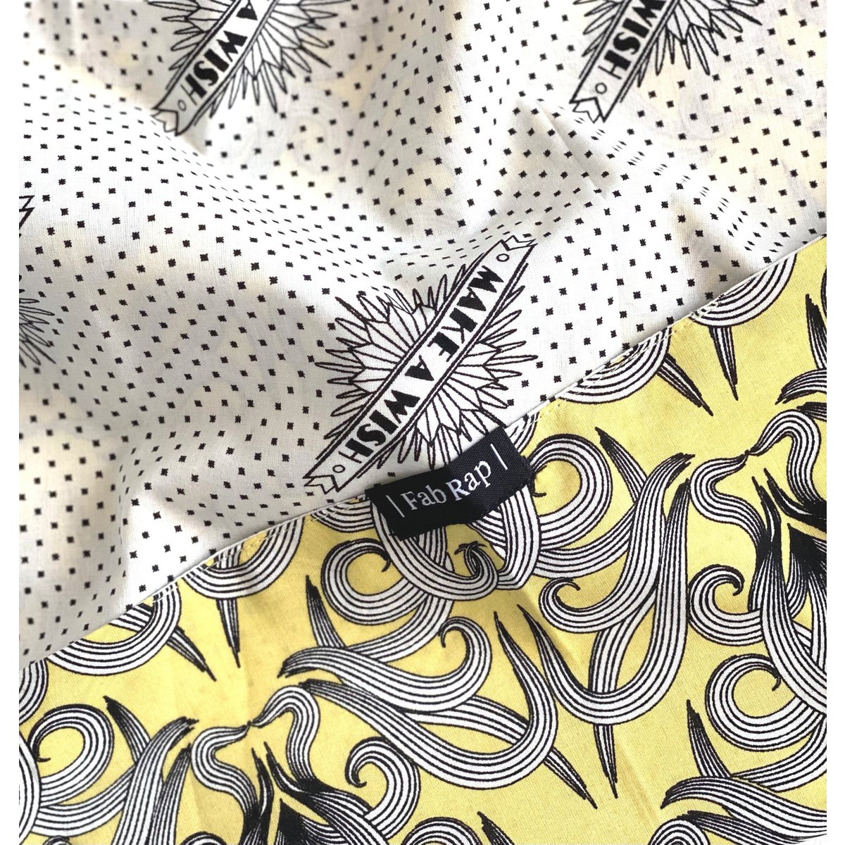 Geschenkpapier aus Furoshiki-Stoff – 3er-Pack doppelseitiges One-Style-Bundle