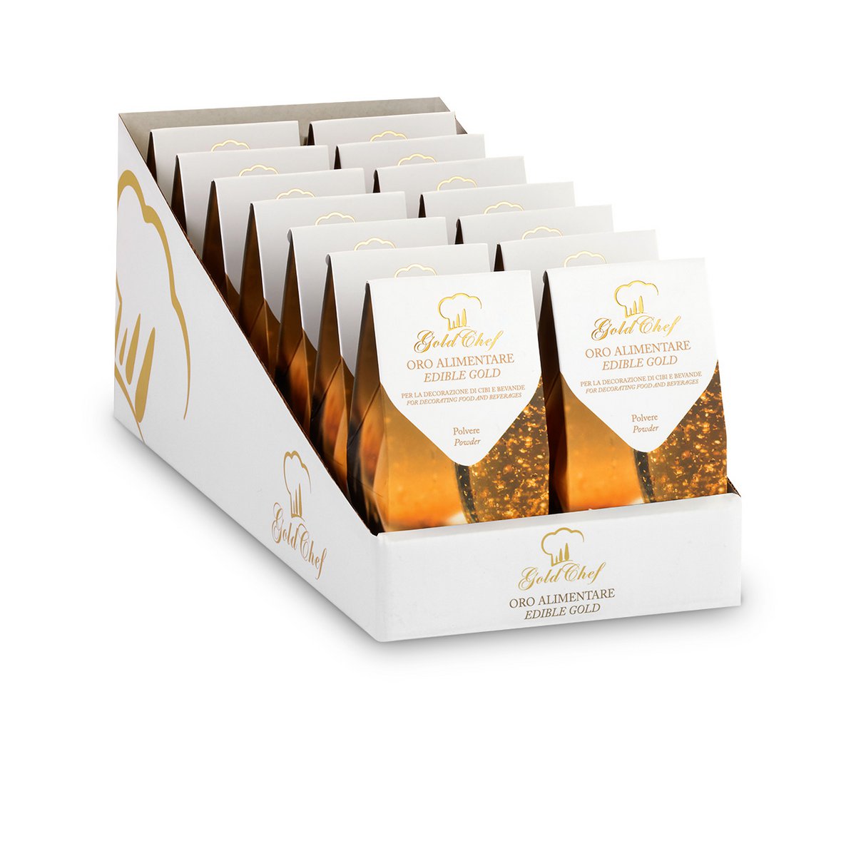 70 mg essbares Goldpulver