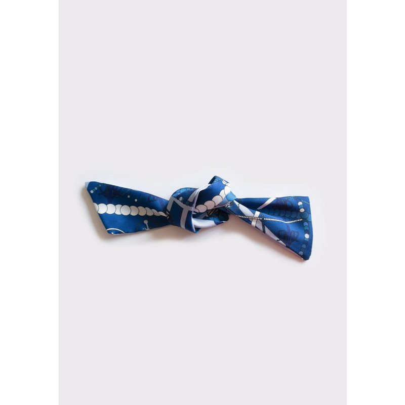 Ribbon scarf "The little blue jewelry box"