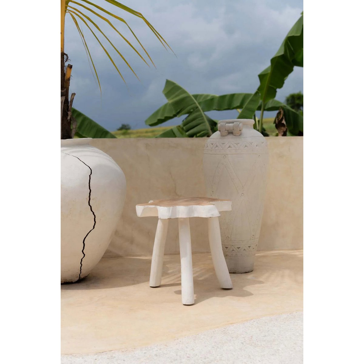 The Organic Side Table - Natural White