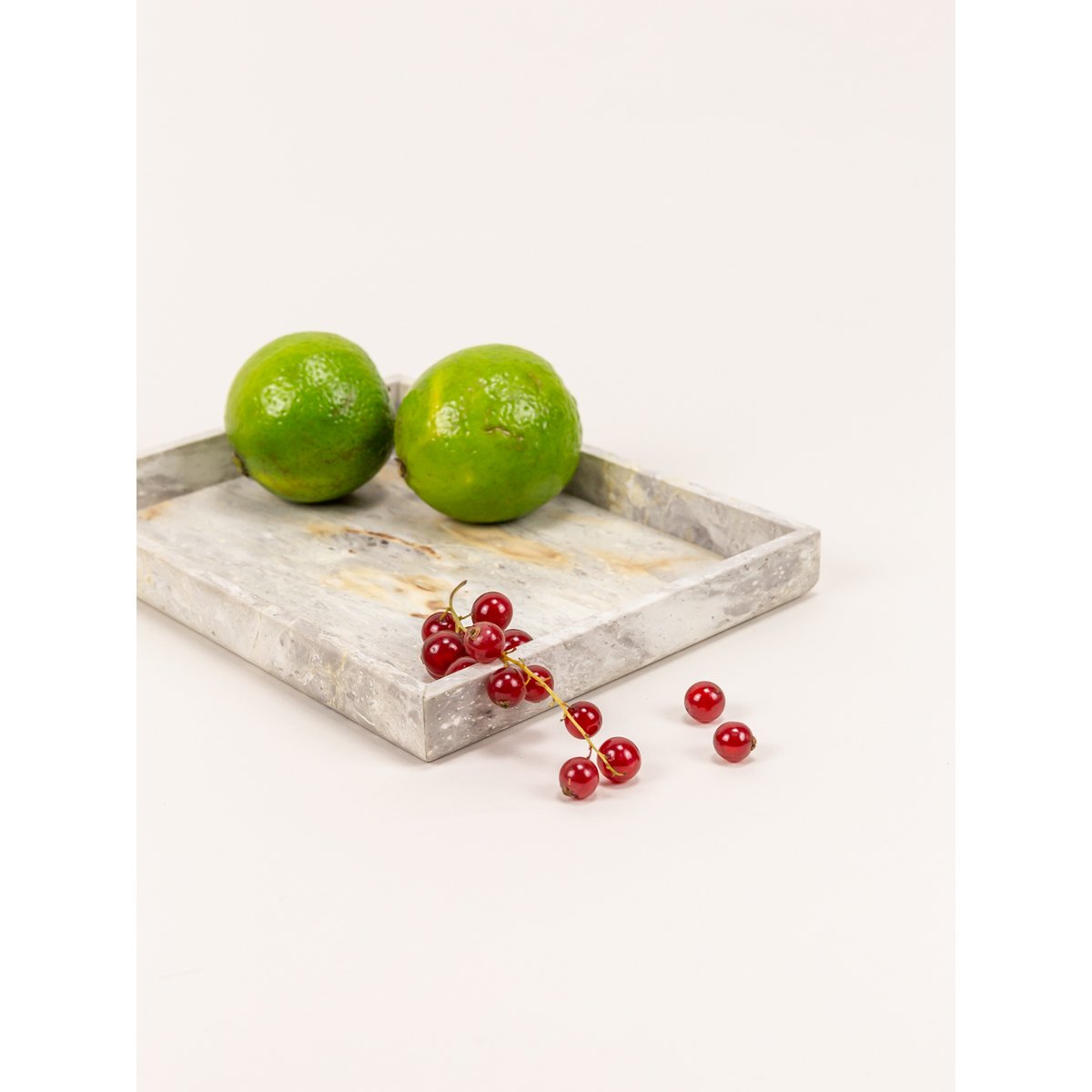 Large rectangular tray in natural stone