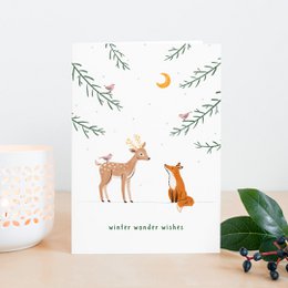 Christmas card | Woodland friends | Woodland animals