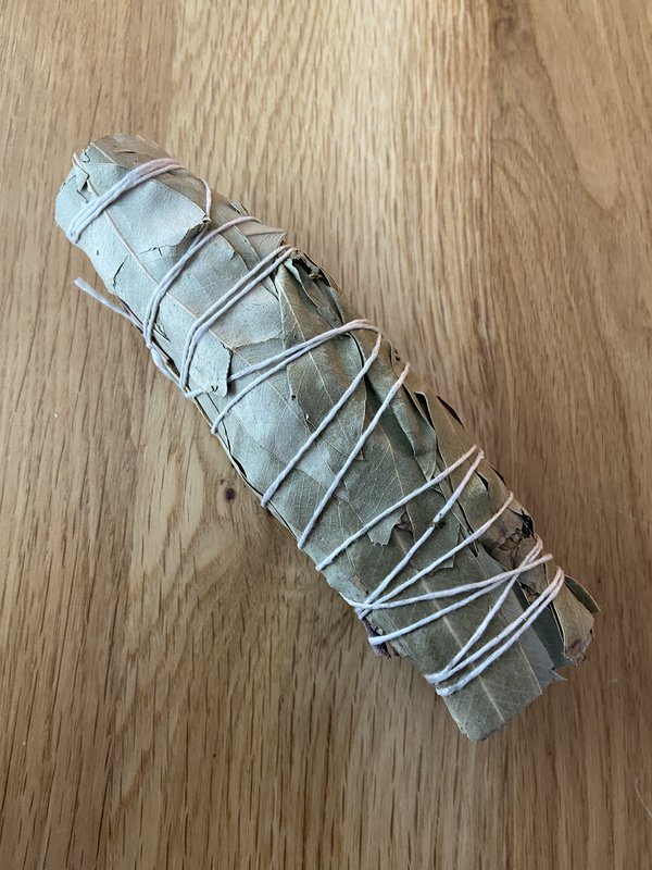 6 Eucalyptus Smudge- display box with 6 fumigation sticks at eucalyptus