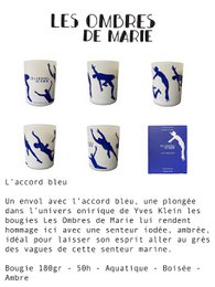 L'accord bleu - kunstlys hyldest til Yves Klein