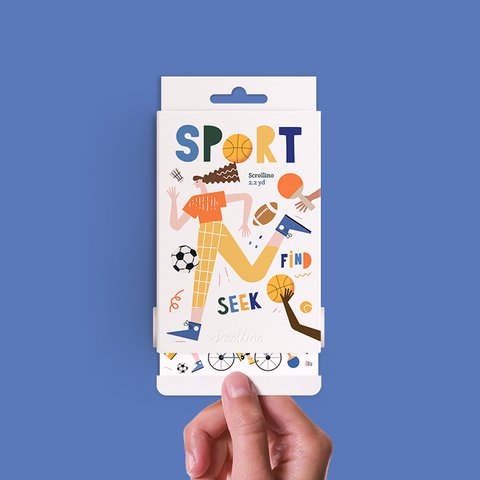 Aktivitäts- und Malbuch - Scrollino suchen & finden Sport