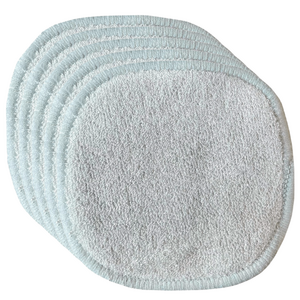 green-goose Reusable XL Bamboo Organic Cotton 3-layer Cotton Pads - 5 Pieces - Medium