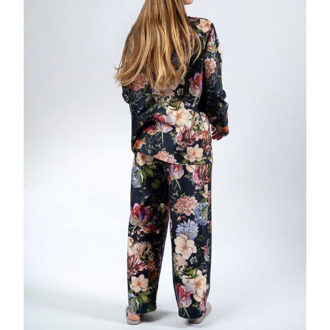 Pyjama (ilga) Magic Garden Bleu Foncé