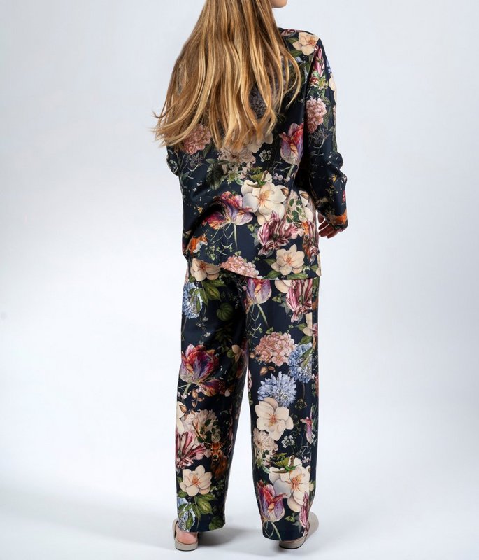 Pyjama (ilga) Magic Garden Bleu Foncé