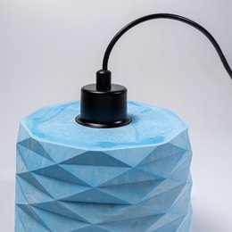 Blaue Farbe konkrete hängende Beleuchtung