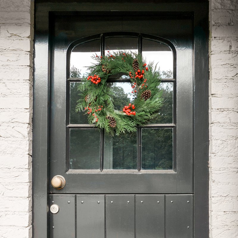 Kerstkrans Rode Bessen Ø60 cm