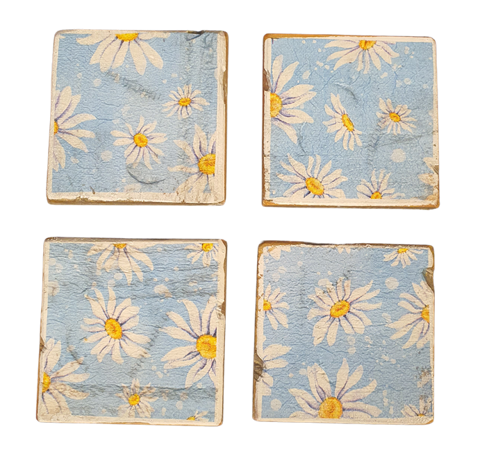 home deco old Dutch coast daisies in blue
