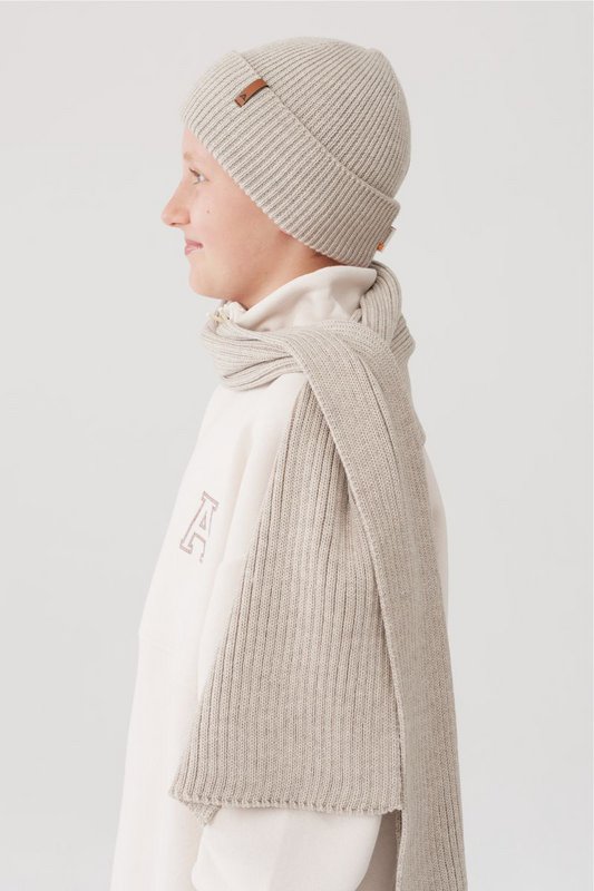Gorro HARRY – 100% lana merino – beige [B2B]