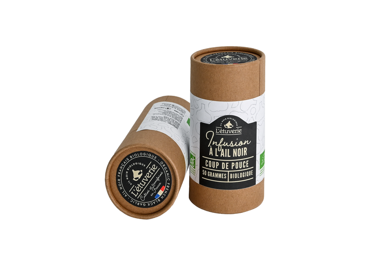 Organic black garlic infusion "coup de pouce"