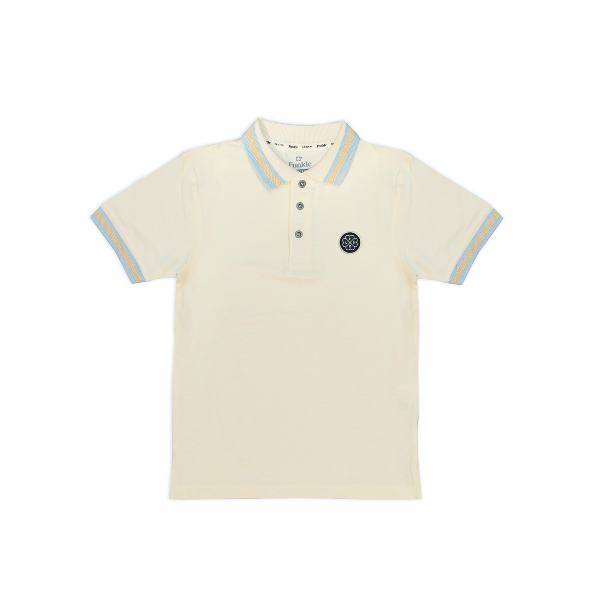 Chłopięca koszulka polo Funkle – biała