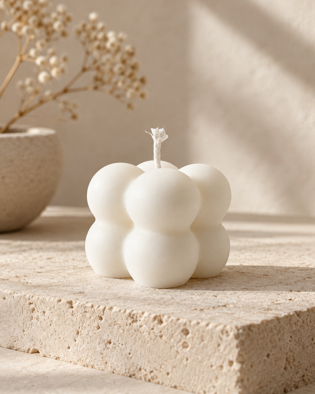 Bubble candle (small) | rapeseed wax