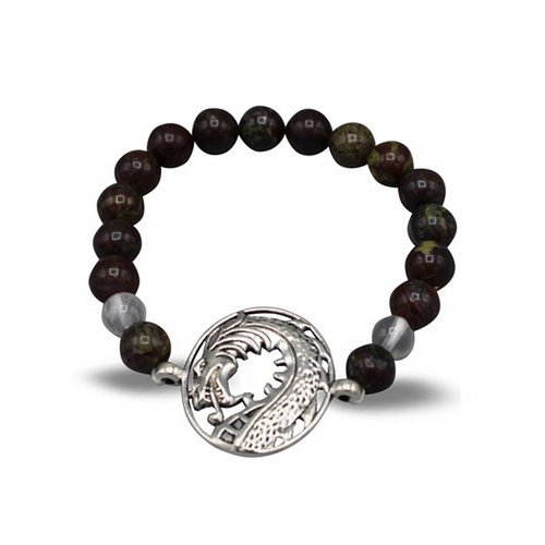 Bracelet Dragon bloodstone (8mm)