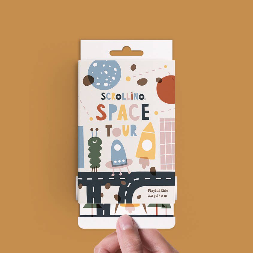 Leuk boek voor kinderen - Scrollino SPACE Tour