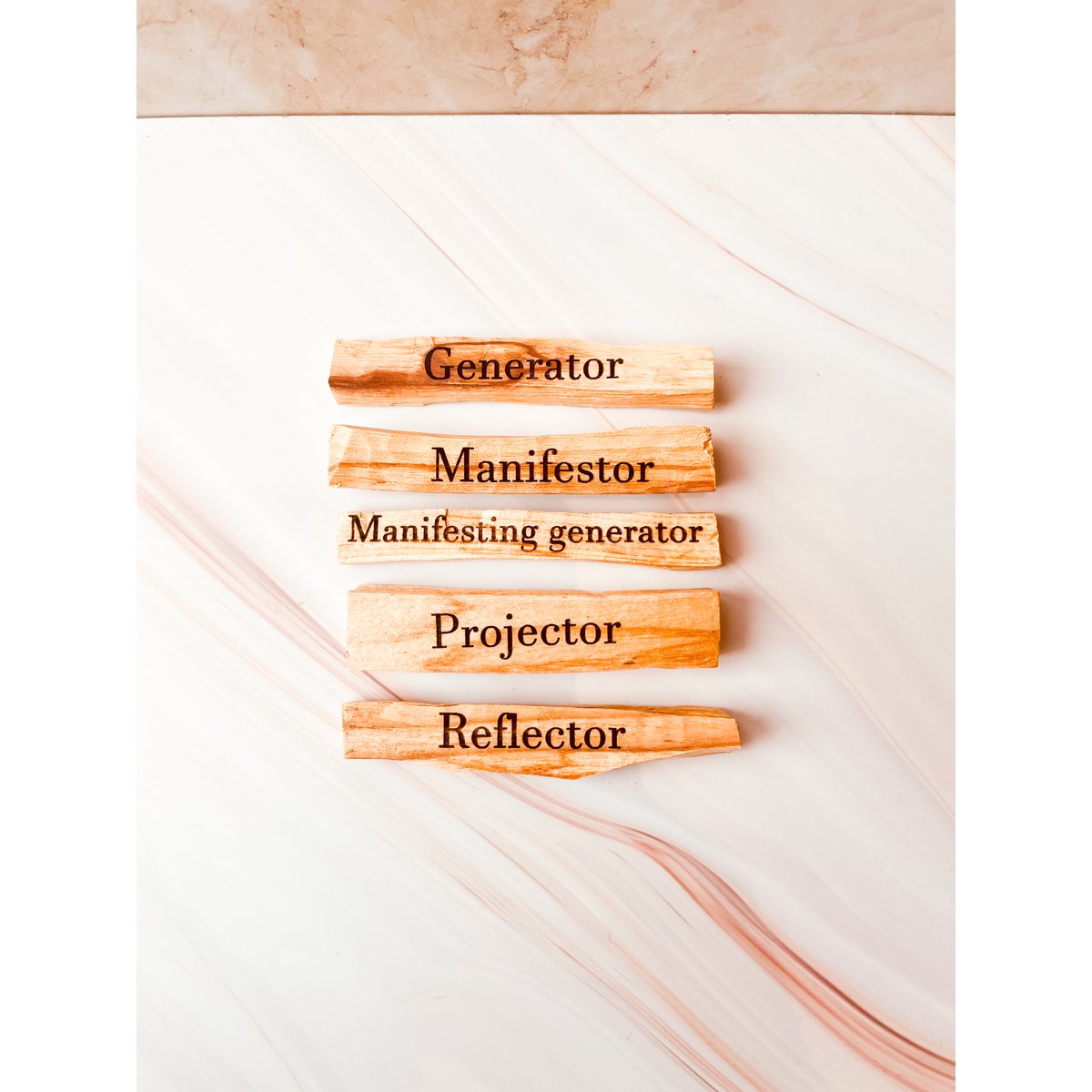Palo Santo anche Texst: Human Design Types