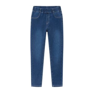 Jeansjeans für Mädchen. Blauer Denim.