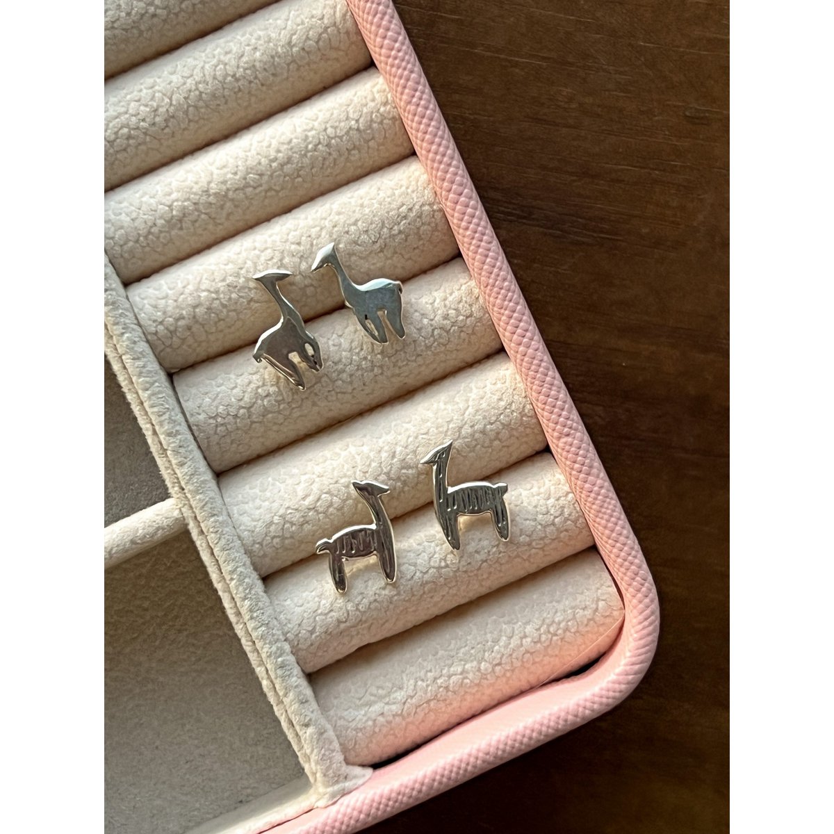 KASIRI 950 Silver Handmade Earrings - Alpaca