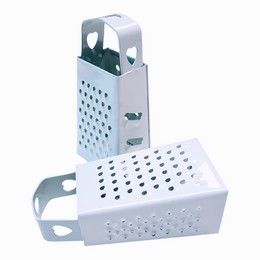 Mini grater WHITE with heart 7.5cm (for amber cubes)