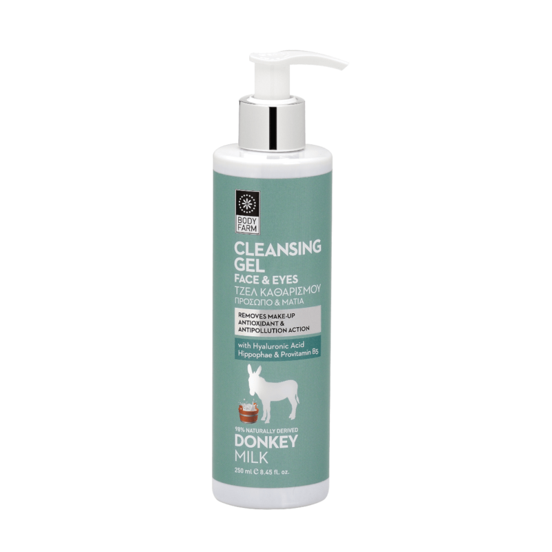 Ansigtsrensende gel Æselmælk - 250ml