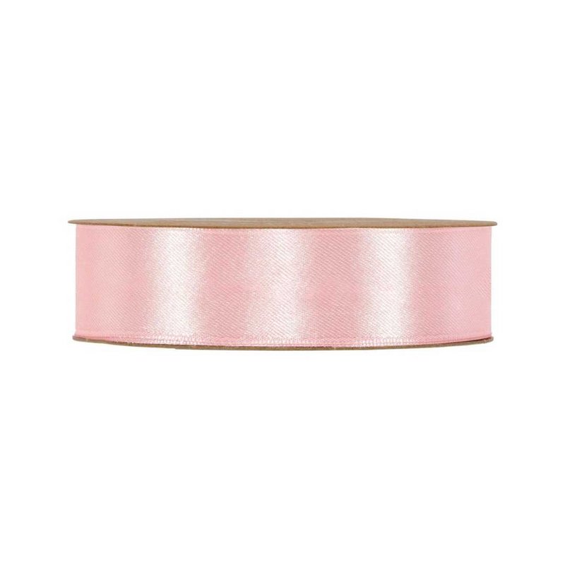 Satijn Lint Licht roze – 50m – / Double Satin Classic