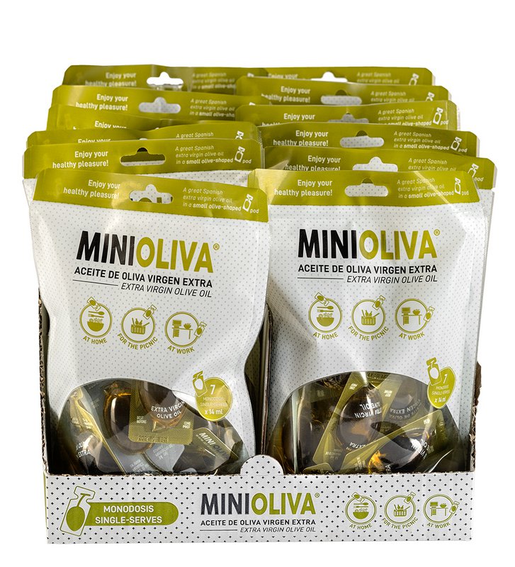 Ekstra jomfru olivenolie (7 enkelt portioner x 14 ml)