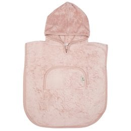 Soft, hooded poncho in a variety of pastel colors, perfect for lounging or as a bath robe.