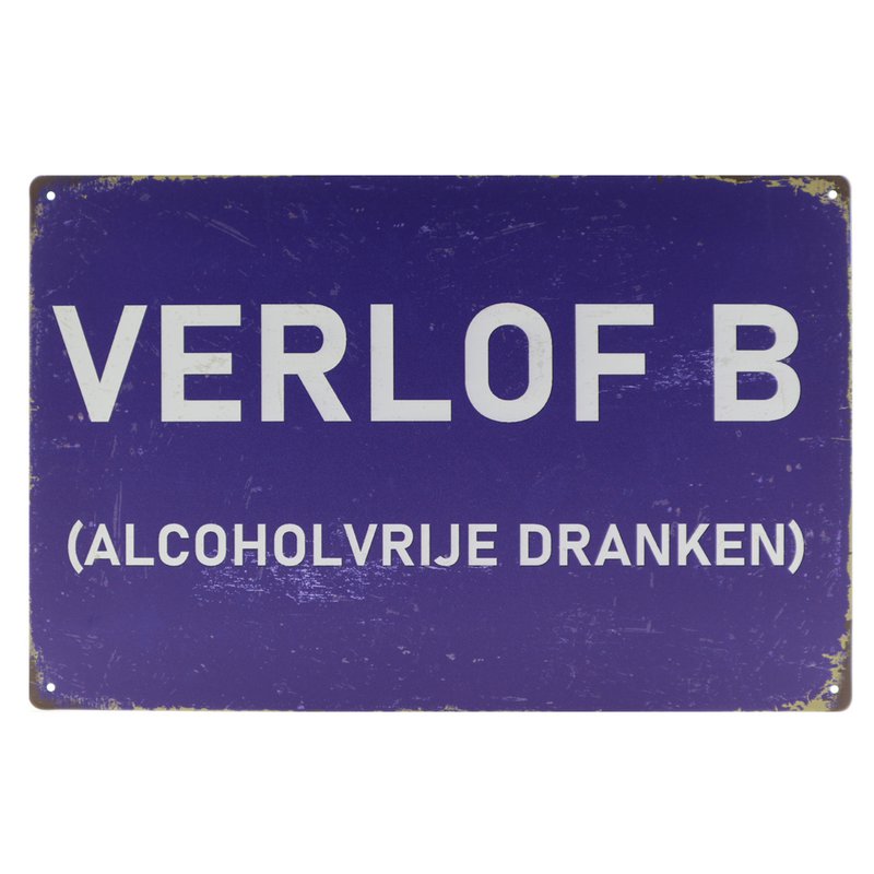 Leave B Retro Wandplatte 20x30
