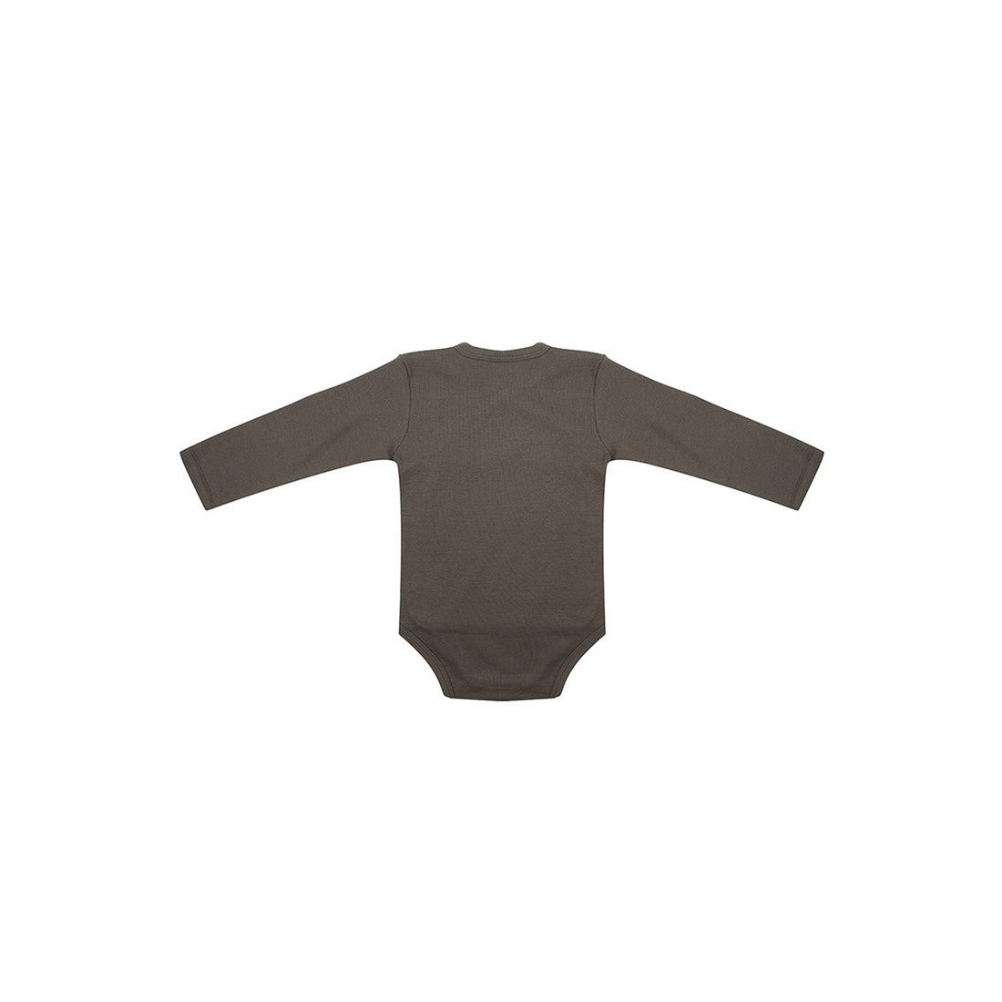 Body Manga Larga Acanalado - Dusty Olive