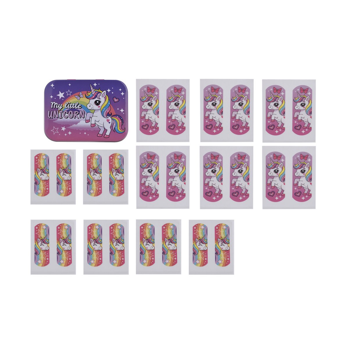 Magisk Unicorn Metal Bandage Box