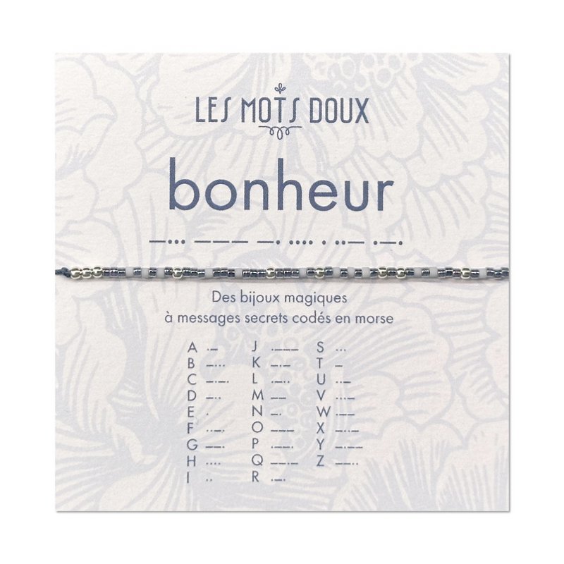 Morse Code Bracelet: Happiness