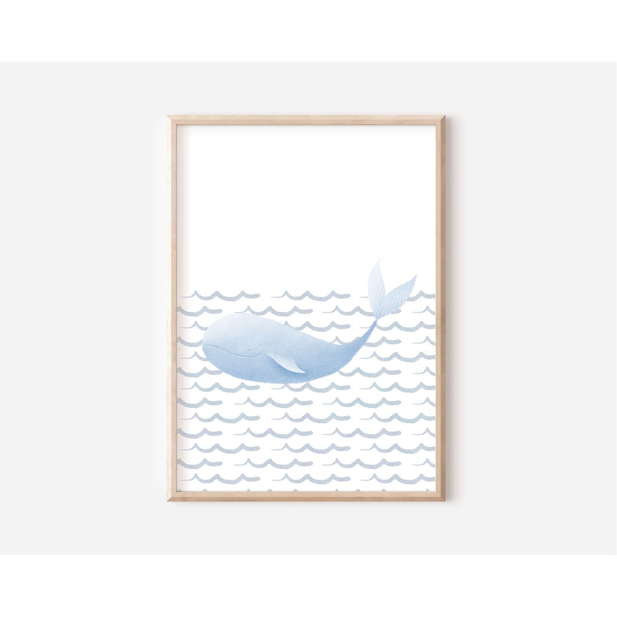 Affiche de baleine, impression de baleine, sous la mer, affiche de surf, décor de surf, affiche de surf, affiche d'océan, impression de pépinière nautique, impression de surf, affiche de plage, impression de vagues, art mural de pépinière, impression